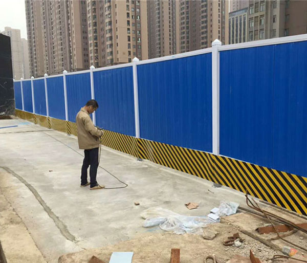 运河工地围挡安装施工